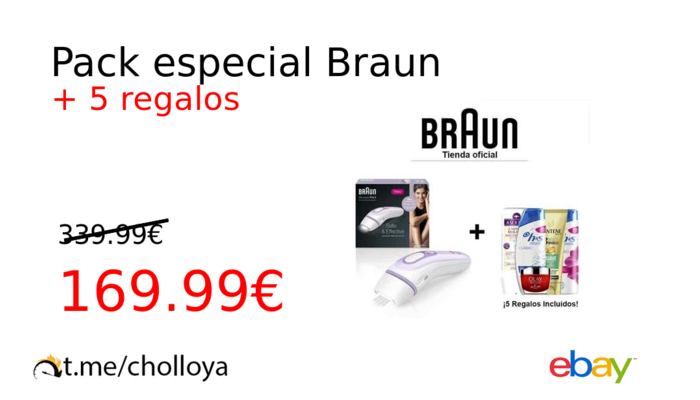Pack especial Braun