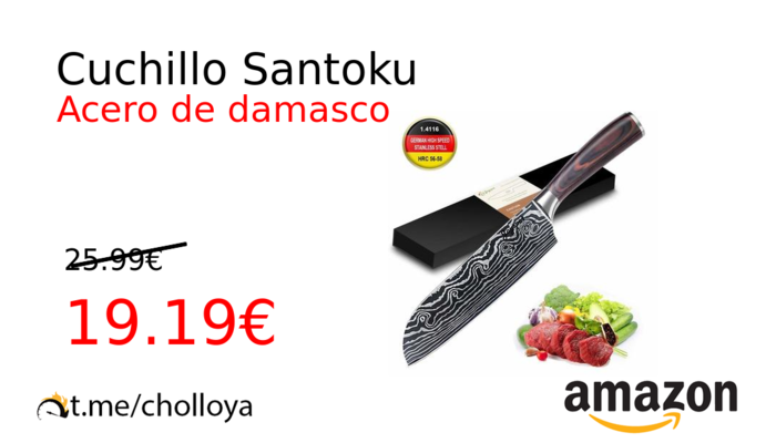 Cuchillo Santoku