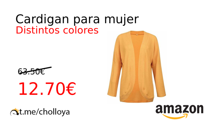 Cardigan para mujer