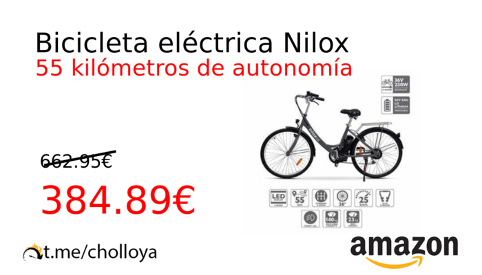Bicicleta eléctrica Nilox