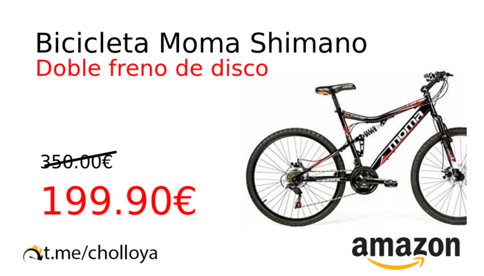Bicicleta Moma Shimano