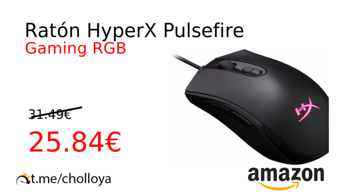 Ratón HyperX Pulsefire