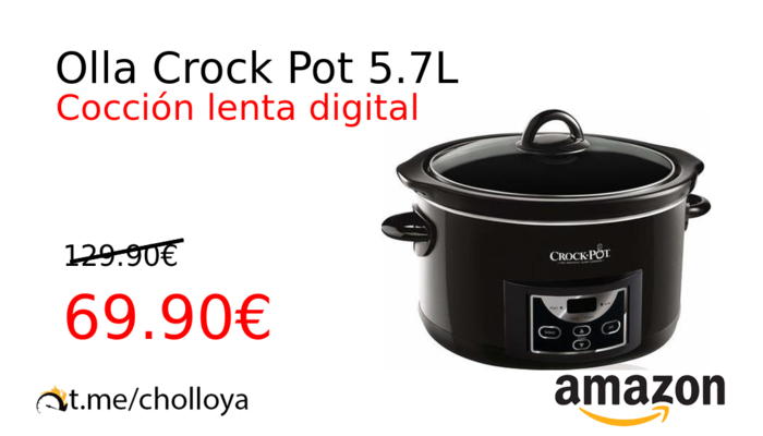 Olla Crock Pot 5.7L