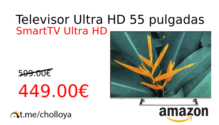 Televisor Ultra HD 55 pulgadas