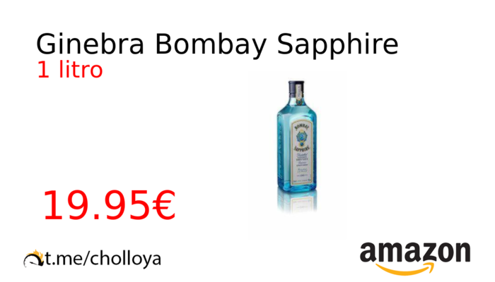 Ginebra Bombay Sapphire