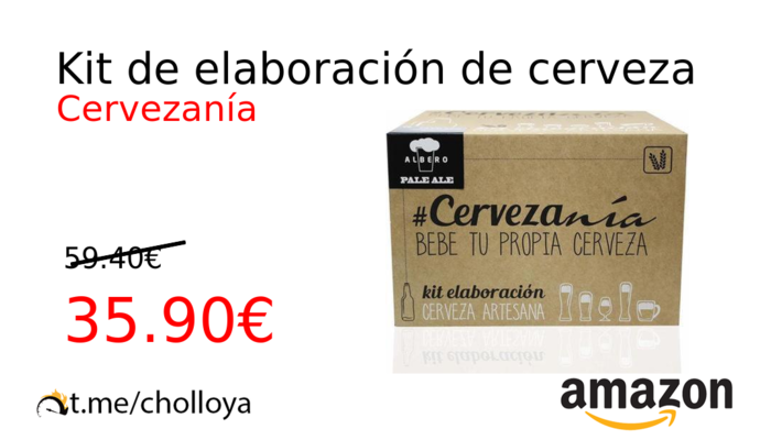 Kit de elaboración de cerveza