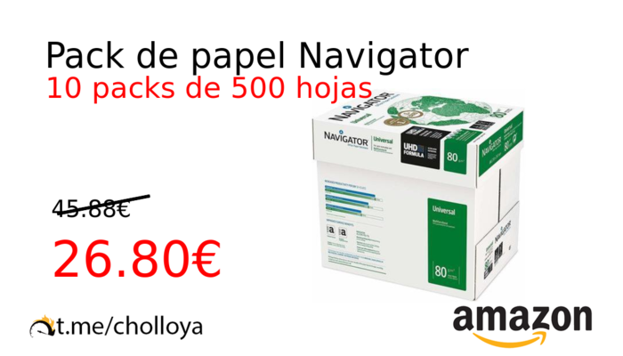 Pack de papel Navigator