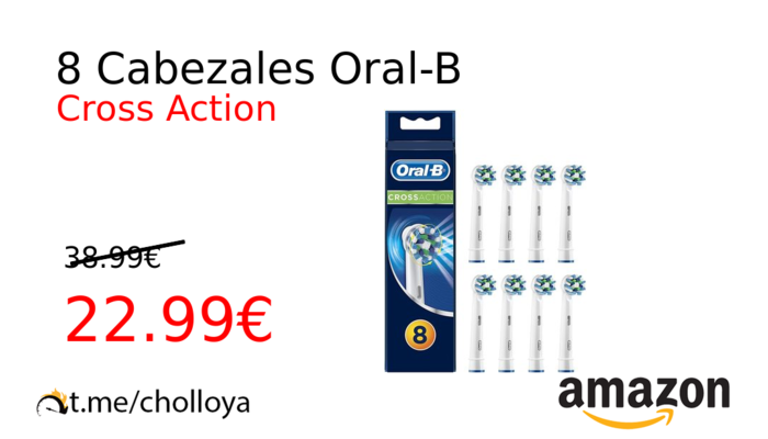 8 Cabezales Oral-B