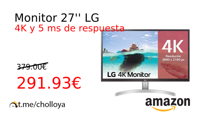 Monitor 27'' LG