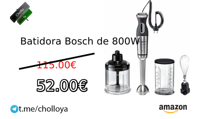 Batidora Bosch de 800W