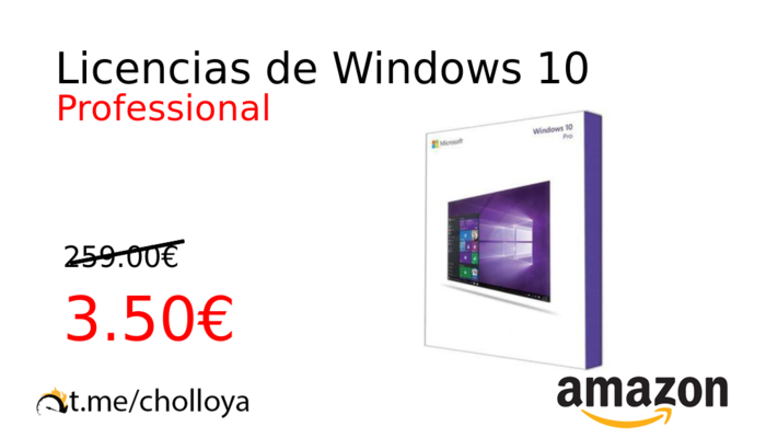 Licencias de Windows 10