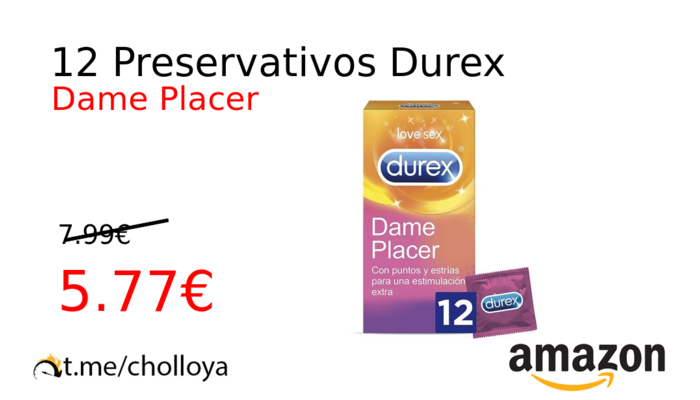 12 Preservativos Durex