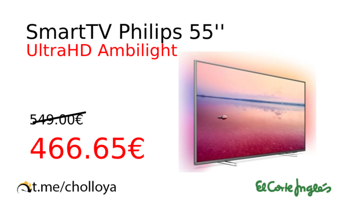 SmartTV Philips 55''