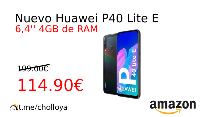Nuevo Huawei P40 Lite E