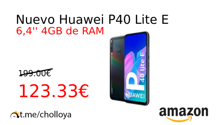 Nuevo Huawei P40 Lite E