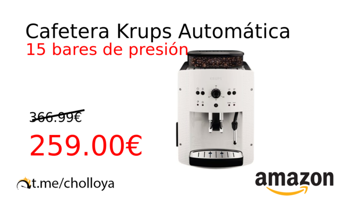 Cafetera Krups Automática