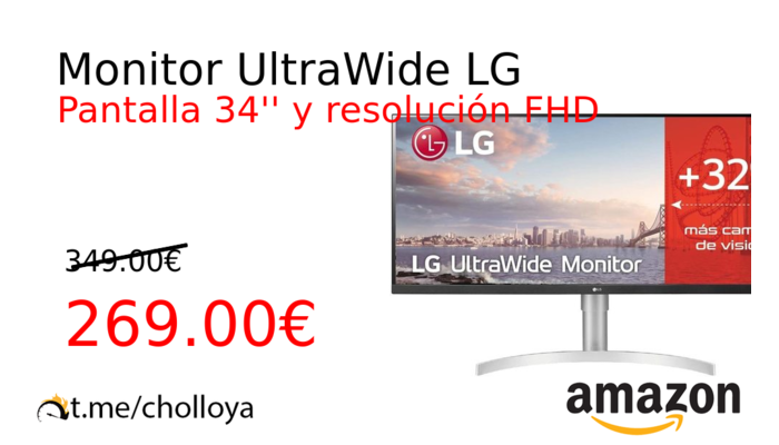 Monitor UltraWide LG