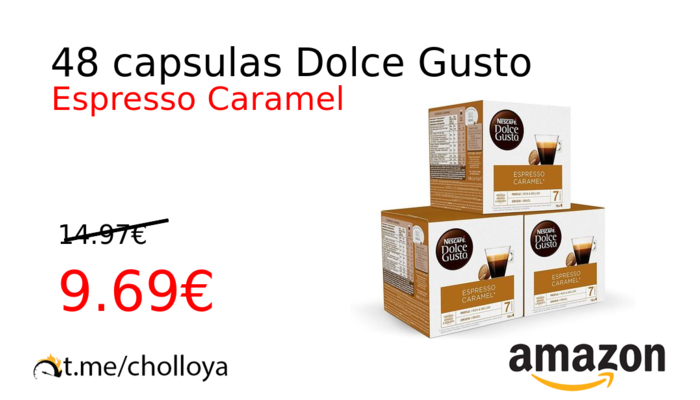 ▷ Chollo Pack 48 cápsulas Nescafé Dolce Gusto Nesquik por sólo 10