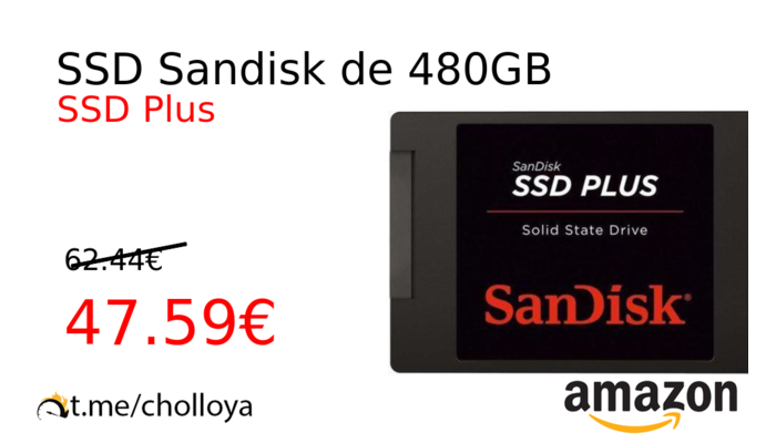 SSD Sandisk de 480GB