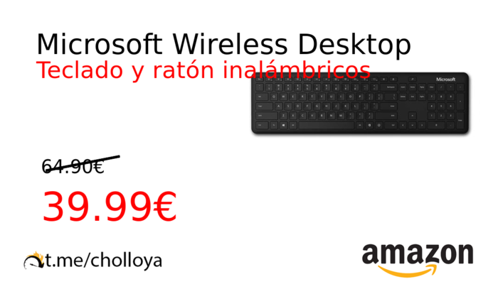 Microsoft Wireless Desktop