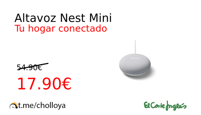 Altavoz Nest Mini