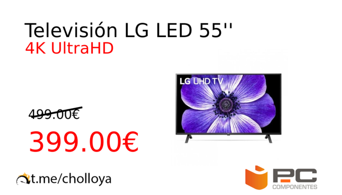 Televisión LG LED 55''
