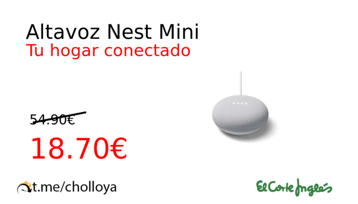 Altavoz Nest Mini