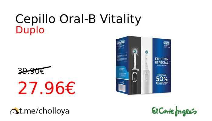 Cepillo Oral-B Vitality