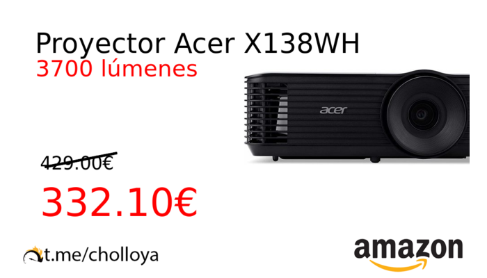 Proyector Acer X138WH