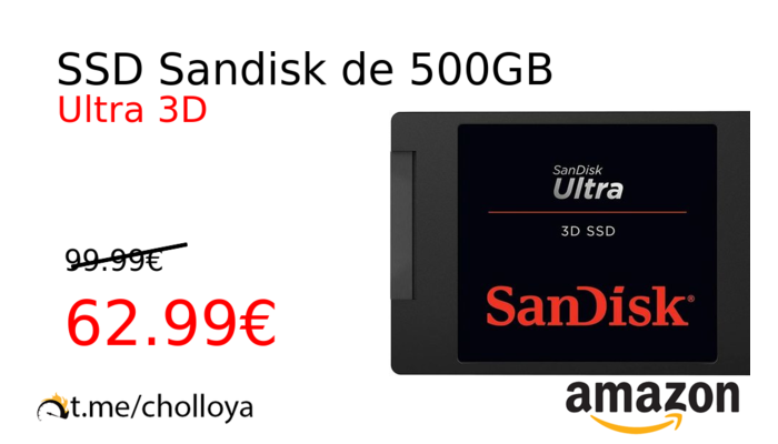SSD Sandisk de 500GB