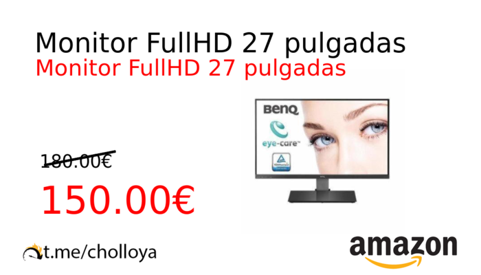 Monitor FullHD 27 pulgadas