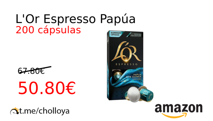 L'Or Espresso Papúa 