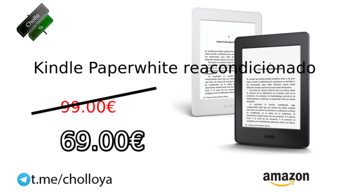 Kindle Paperwhite reacondicionado