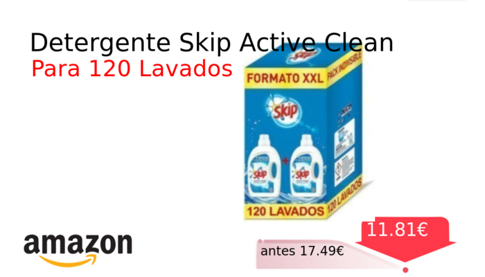 Detergente Skip Active Clean