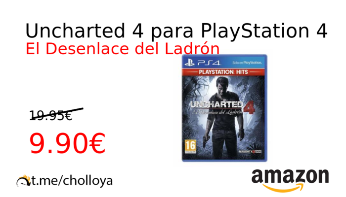Uncharted 4 para PlayStation 4
