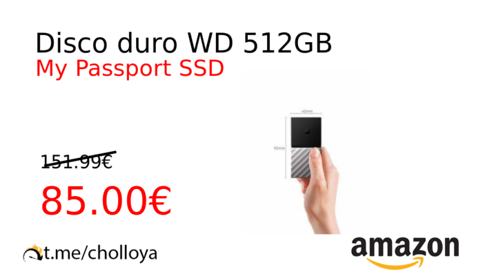 Disco duro WD 512GB