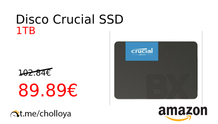Disco Crucial SSD