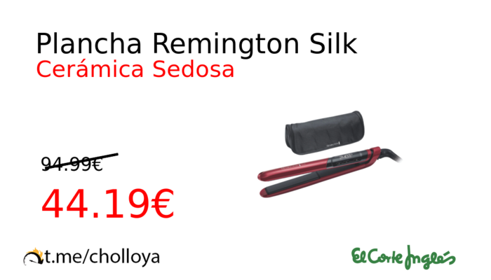Plancha Remington Silk