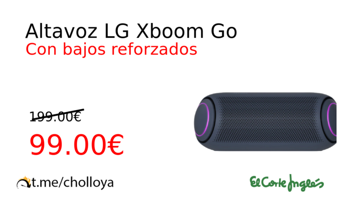 Altavoz LG Xboom Go