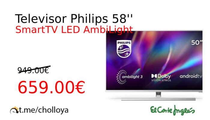 Televisor Philips 58''