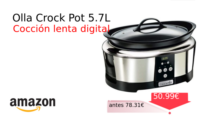 Olla Crock Pot 5.7L