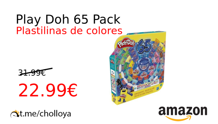 Play Doh 65 Pack