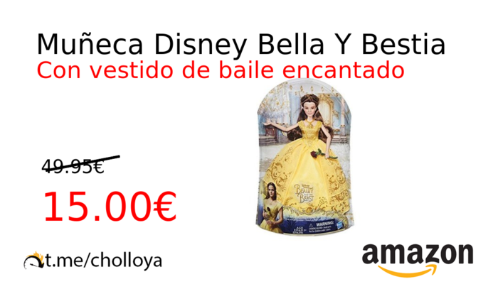 Muñeca Disney Bella Y Bestia