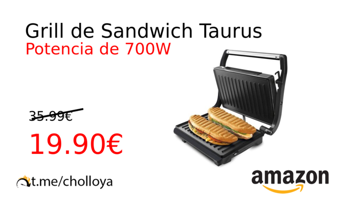 Grill de Sandwich Taurus