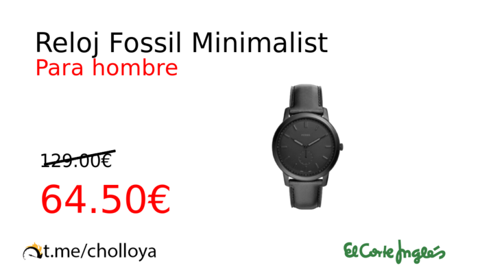 Reloj Fossil Minimalist