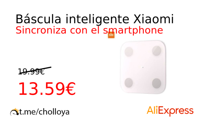 Báscula inteligente Xiaomi