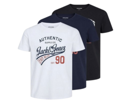 Pack 3 camisetas Jack & Jones