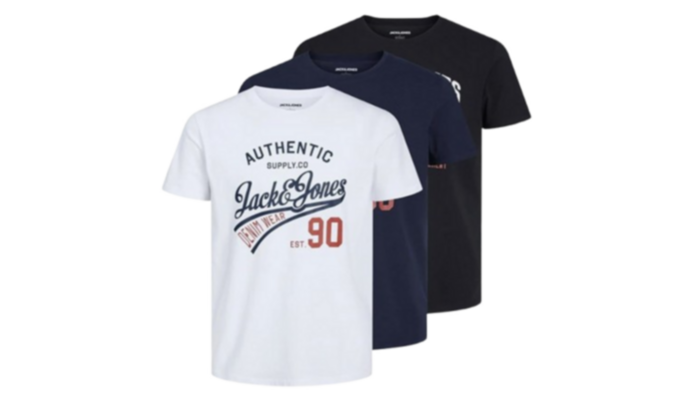 Pack 3 camisetas Jack & Jones