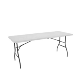 Mesa plegable de resina