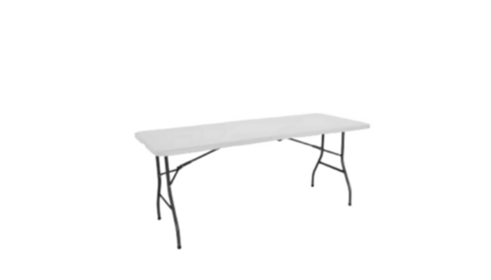 Mesa plegable de resina